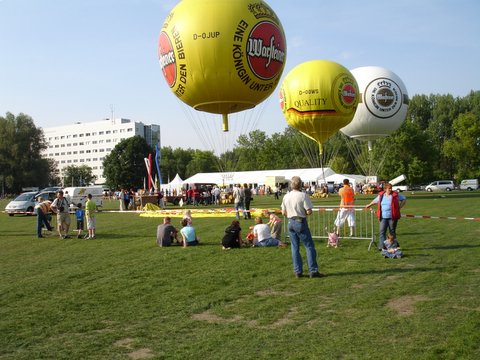 Gasballons in Zwolle...